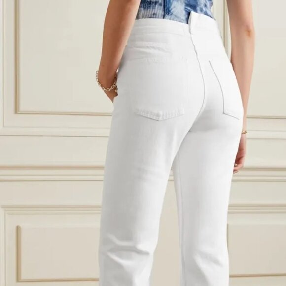 Agolde Criss Cross Straight Leg Jeans - Picture 2 of 2